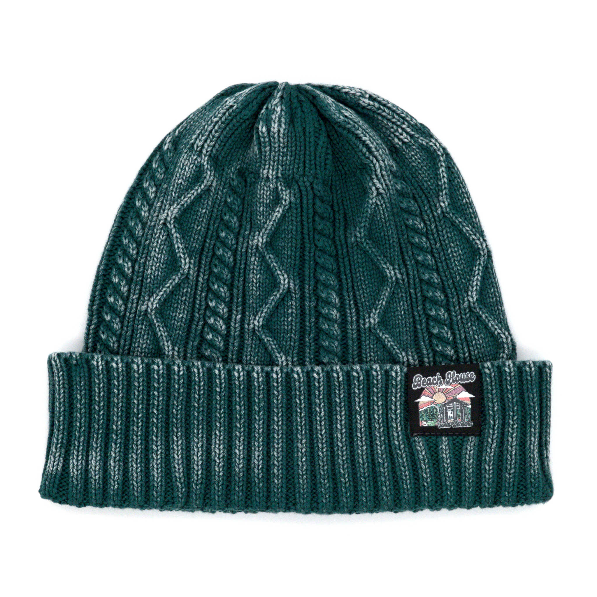 Beach House Beach Hut Knitted Beanie - Image 3