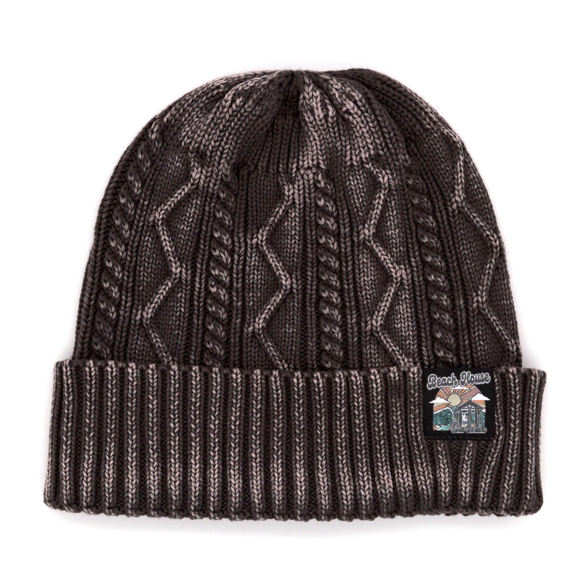 Beach House Beach Hut Knitted Beanie - Image 4