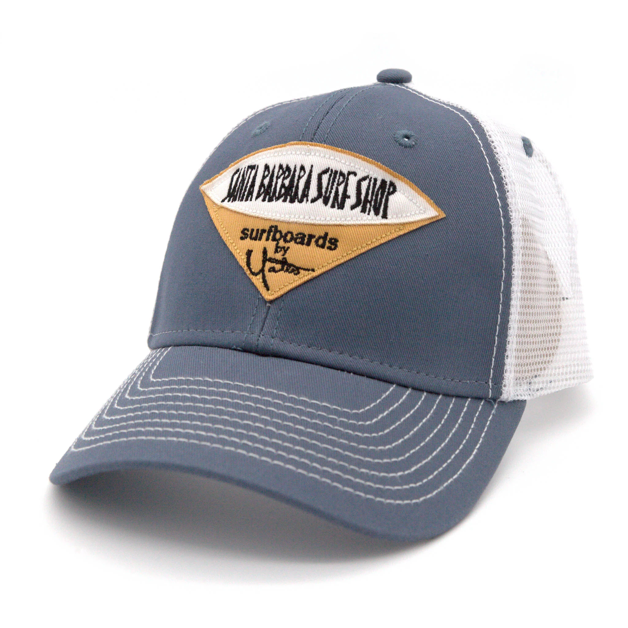 Santa Barbara Surf Shop Twill Patch Trucker Hat - Image 6