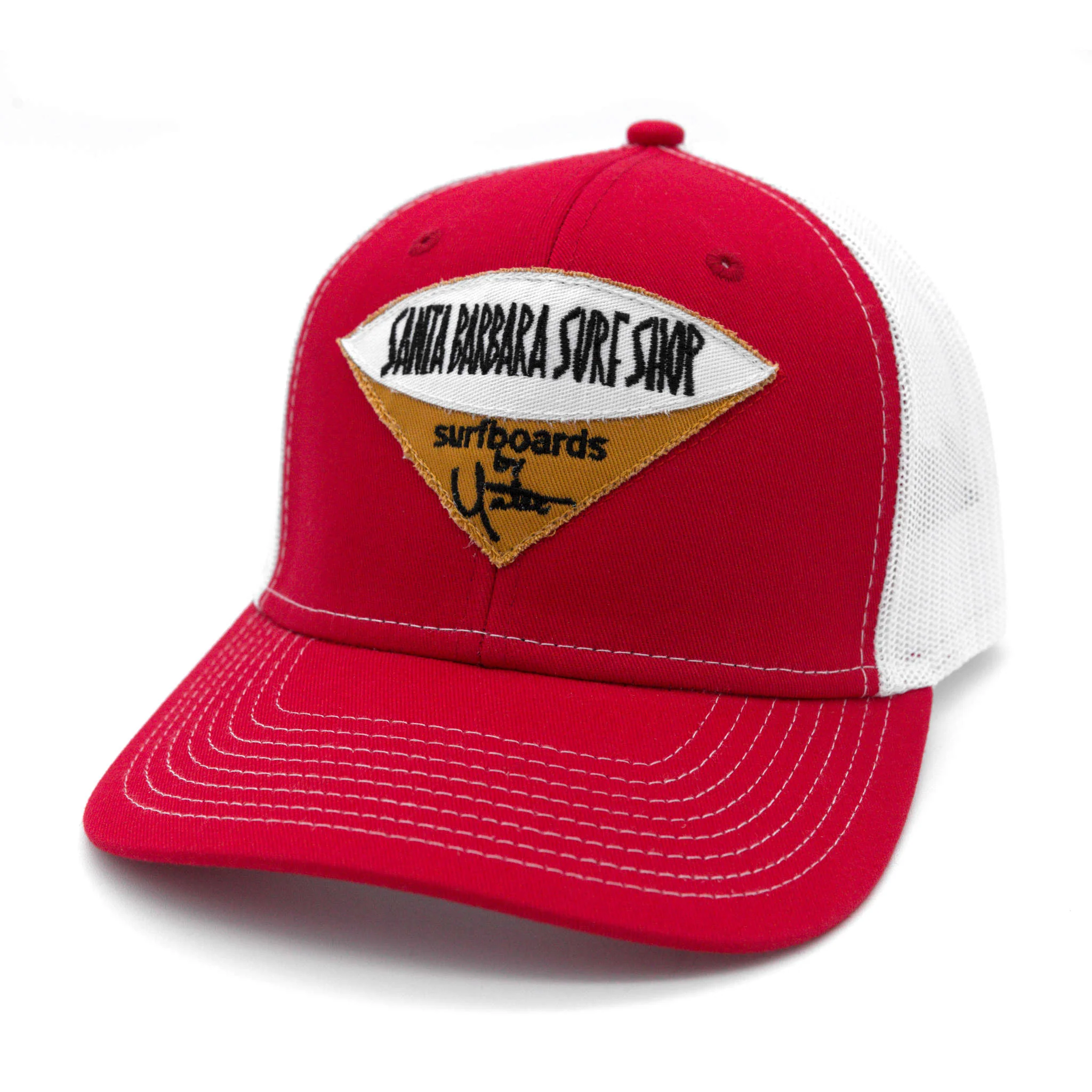 Santa Barbara Surf Shop Twill Patch Trucker Hat - Image 8