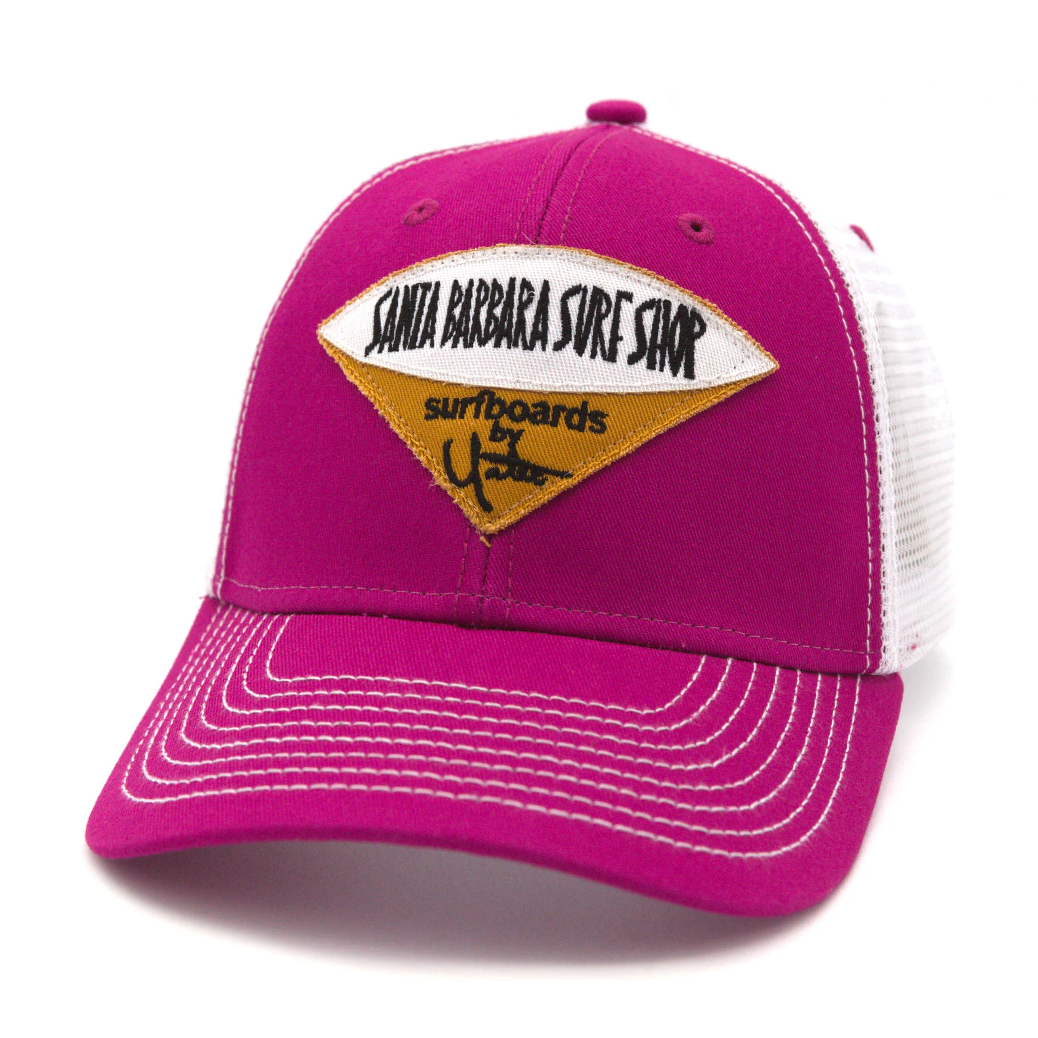 Santa Barbara Surf Shop Twill Patch Trucker Hat - Image 9