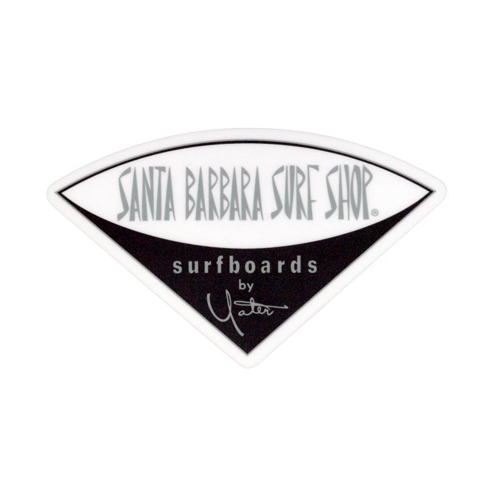 Santa Barbara Surf Shop Matte Finish Stickers - Large - Image 7