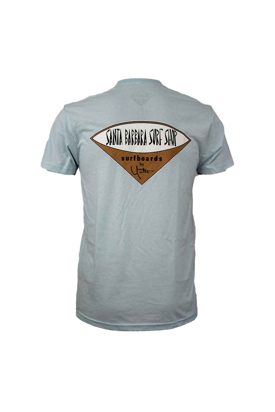 Santa Barbara Surf Shop Premium Sueded Short Sleeve T-Shirt - Image 3
