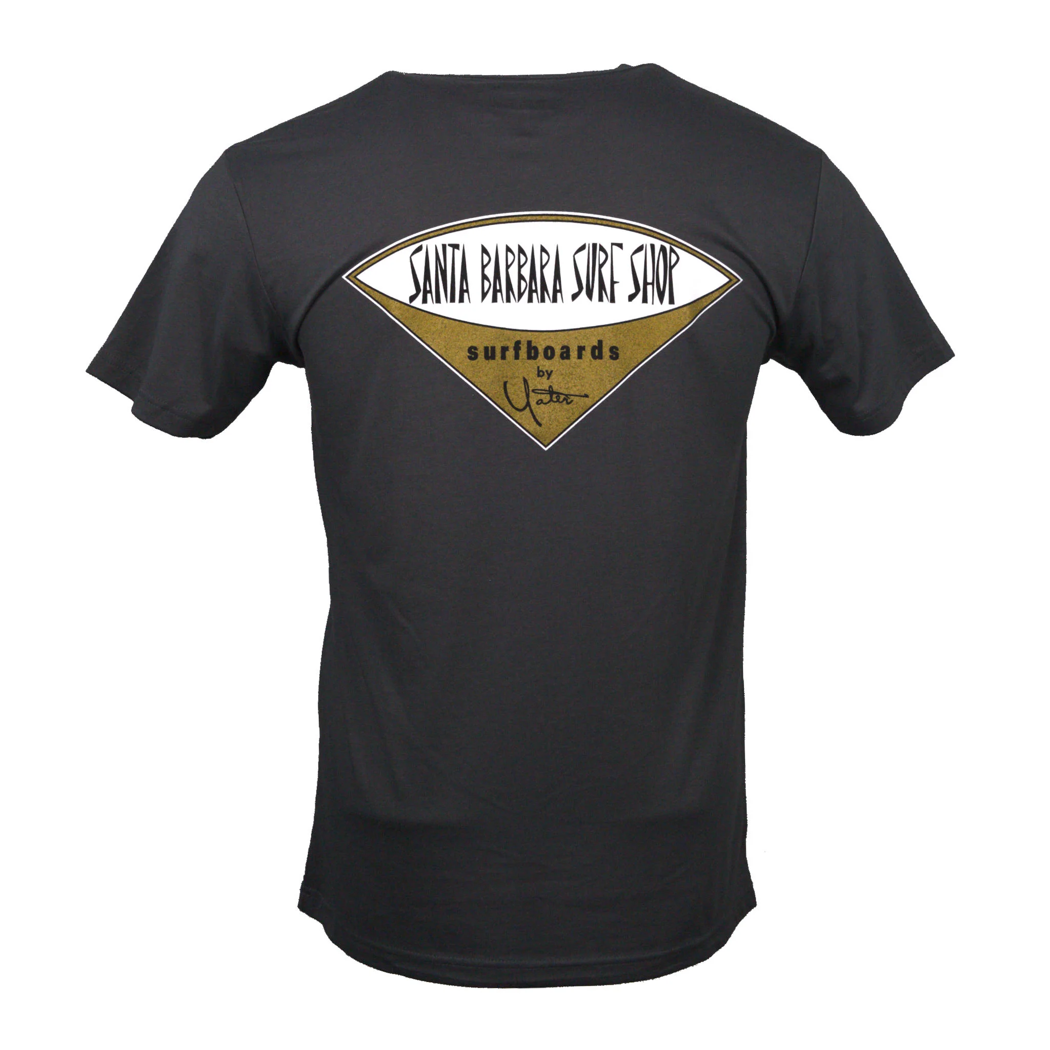 Santa Barbara Surf Shop Premium Sueded Short Sleeve T-Shirt - Image 4