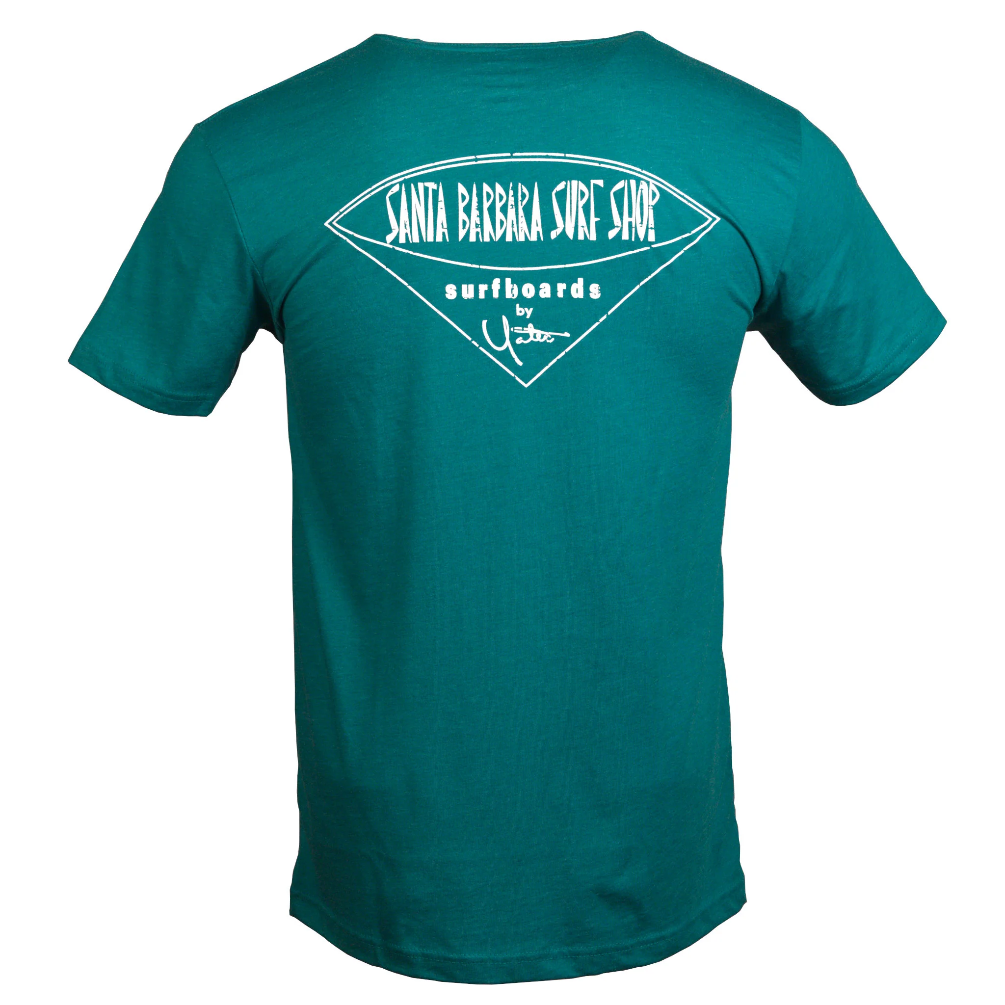 Santa Barbara Surf Shop Distressed Logo Short Sleeve T-Shirt - Image 7