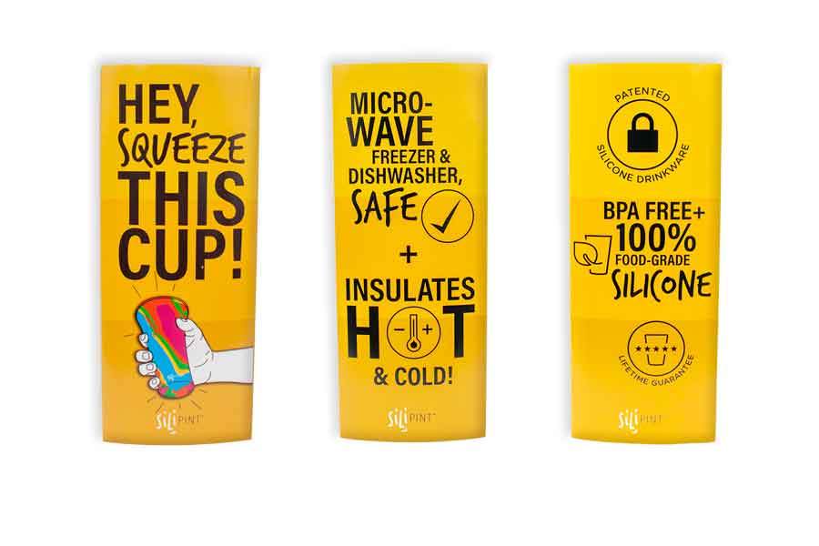 Santa Barbara Surf Shop SiliPint© Pint & Shot Glasses - Image 6