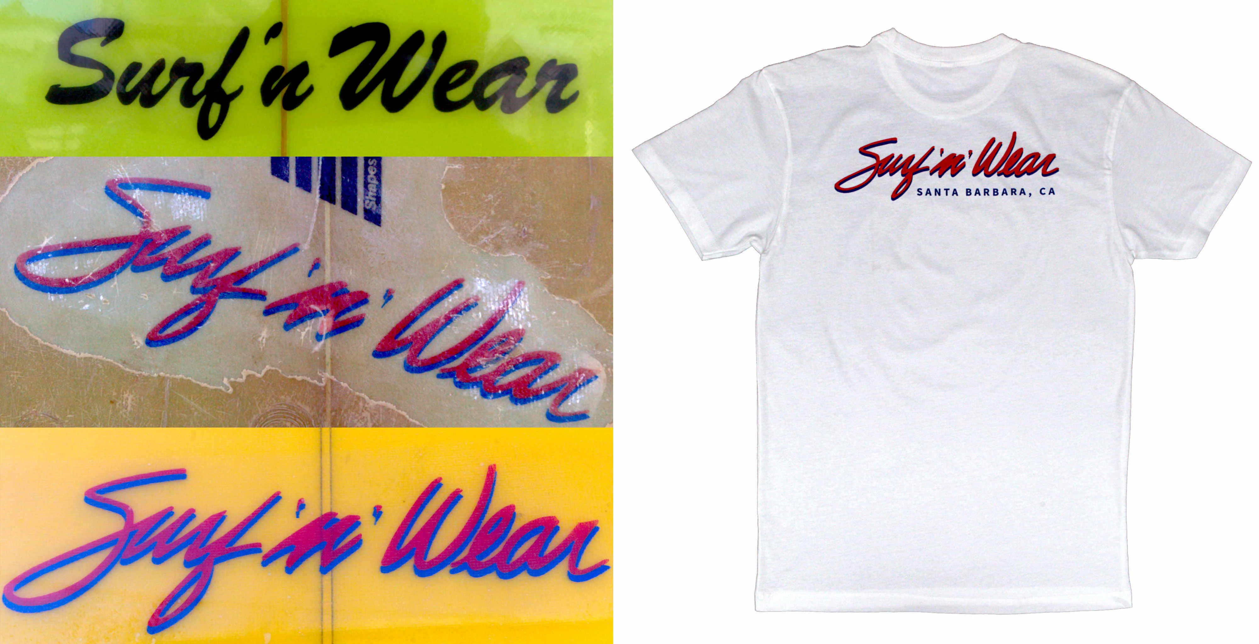 Surf N' Wear Script Short Sleeve T-Shirt - White - Image 9