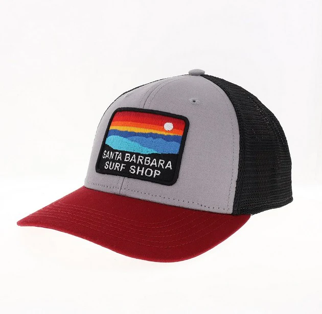 Santa Barbara Surf Shop Ocean Sunset Trucker Hat - Image 3
